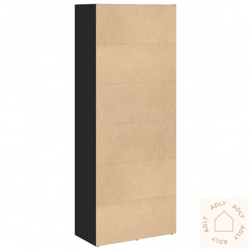 Bokhylle Svart 60X30X152 Cm Konstruert Tre