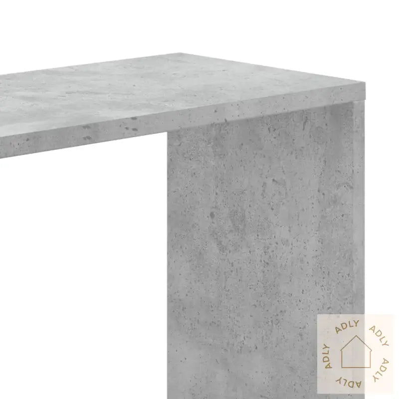 Bokhylle 5 Etasjer Betonggrå 80,5X23,5X162,5 Cm Konstruert Tre