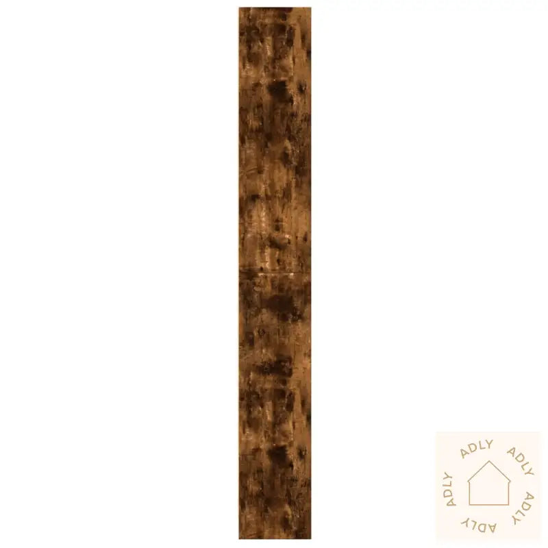 Bokhylle Røkt Eik 60X24X176 Cm Konstruert Tre