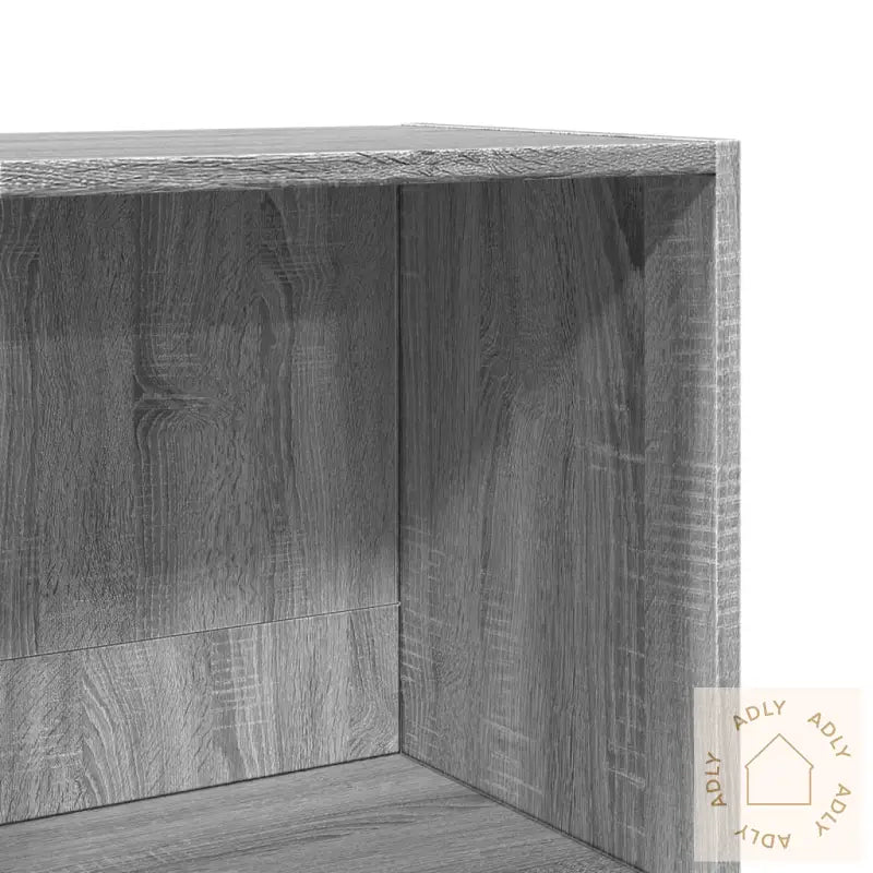 Bokhylle Grå Sonoma 40X30X189 Cm Konstruert Tre