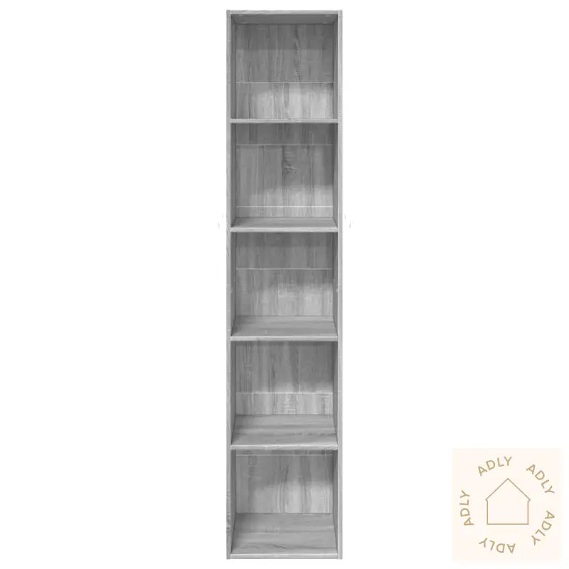 Bokhylle Grå Sonoma 40X30X189 Cm Konstruert Tre