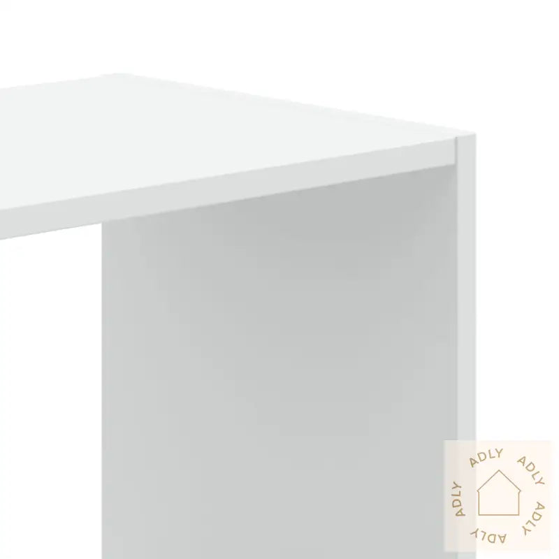 Bokhylle Hvit 102X32X108 Cm Konstruert Tre