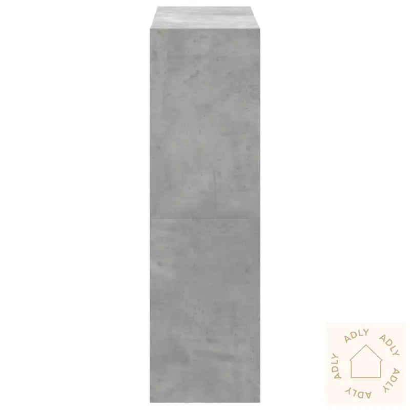 Bokhylle Betonggrå 102X32X108 Cm Konstruert Tre