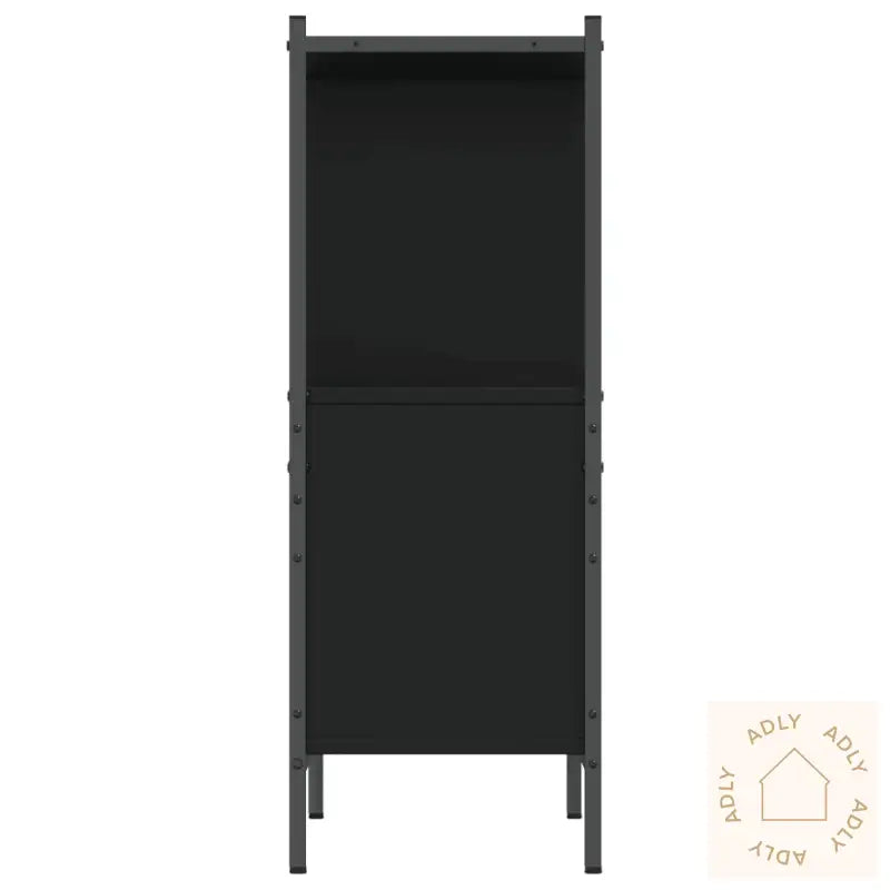 Bokhylle Svart 72X28X77,5 Cm Konstruert Tre