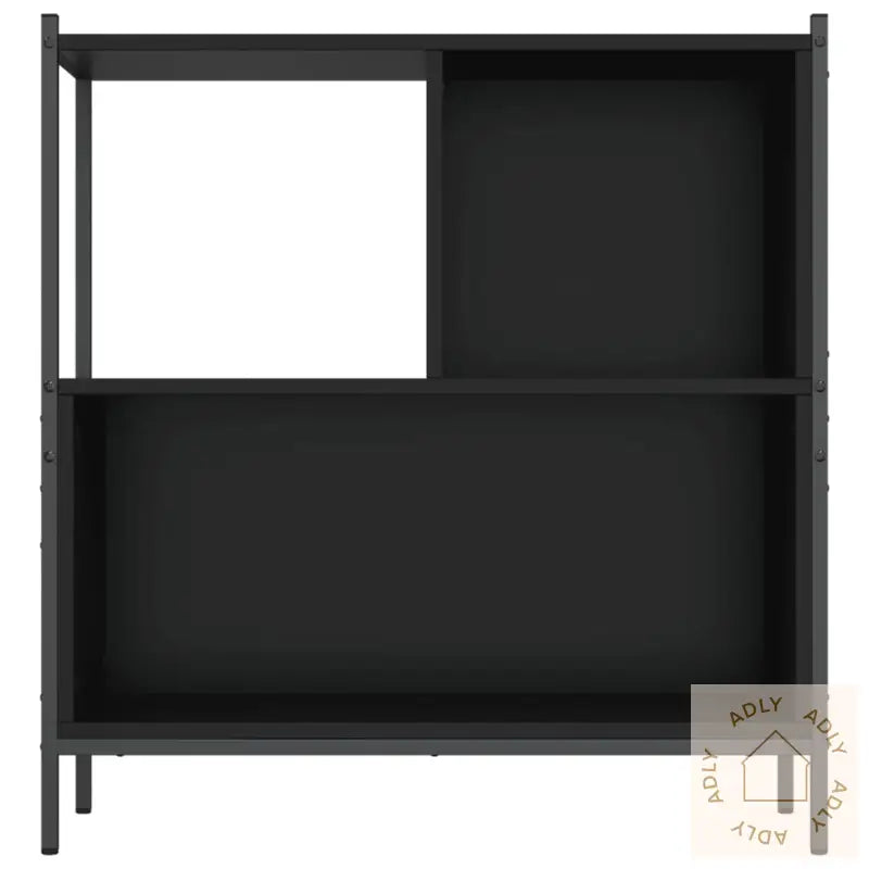 Bokhylle Svart 72X28X77,5 Cm Konstruert Tre