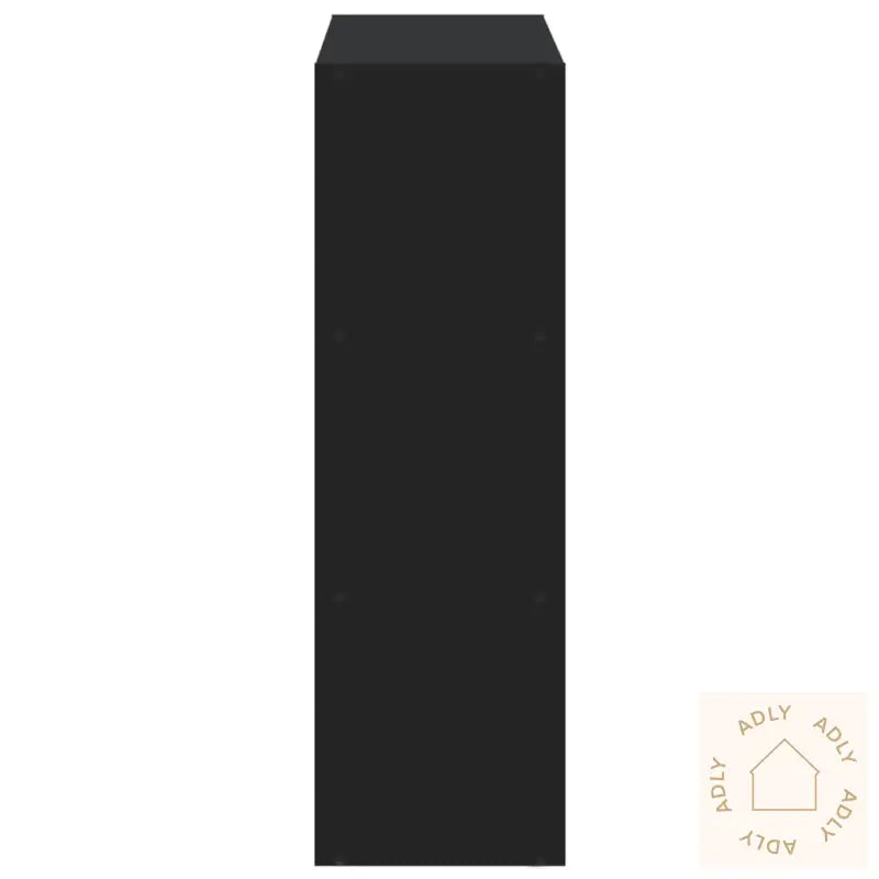 Bokhylle Svart 102X32X102 Cm Konstruert Tre