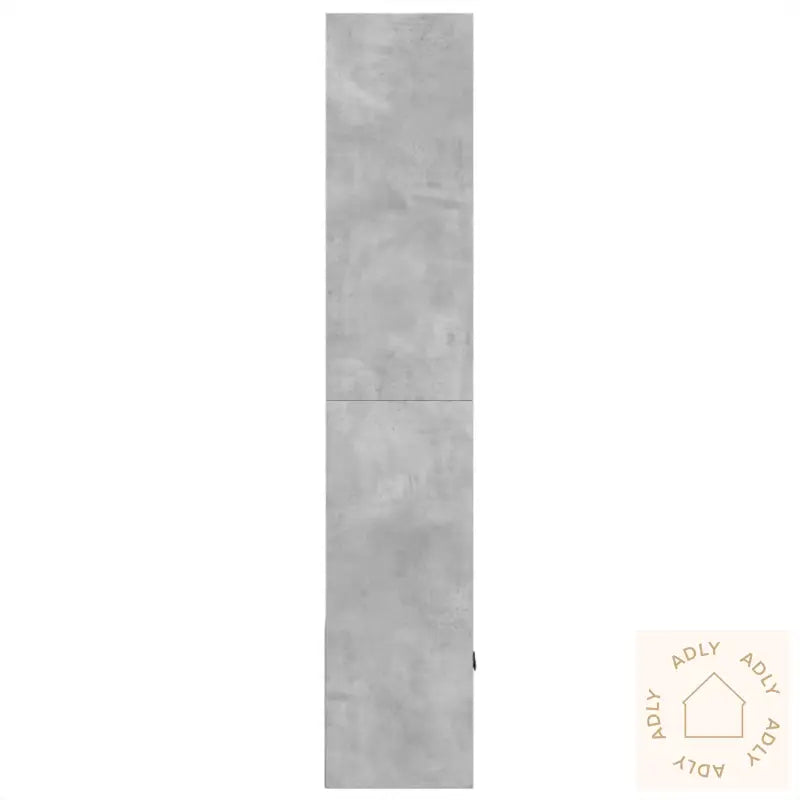 Bokhylle Betonggrå 70X36X189 Cm Konstruert Tre