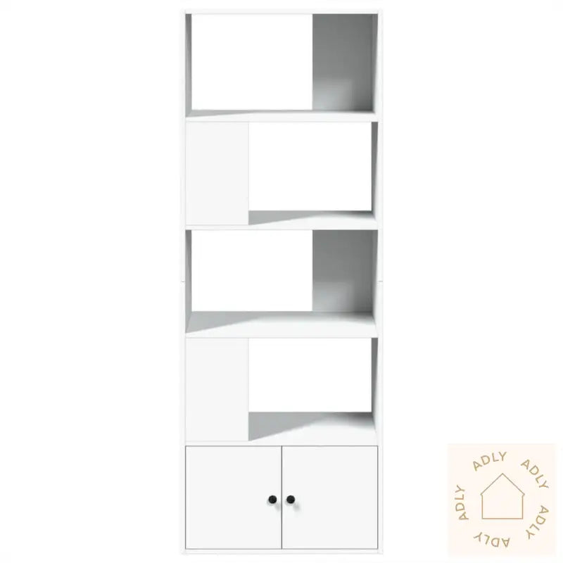 Bokhylle Hvit 70X36X189 Cm Konstruert Tre