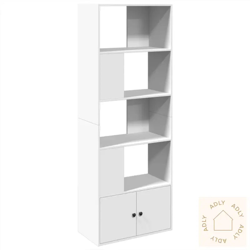 Bokhylle Hvit 70X36X189 Cm Konstruert Tre