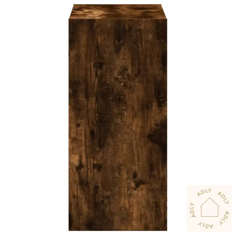 Bokhylle Røkt Eik 68,5X32X68,5 Cm Konstruert Tre