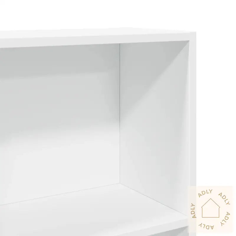 Bokhylle Hvit 60X24X109 Cm Konstruert Tre