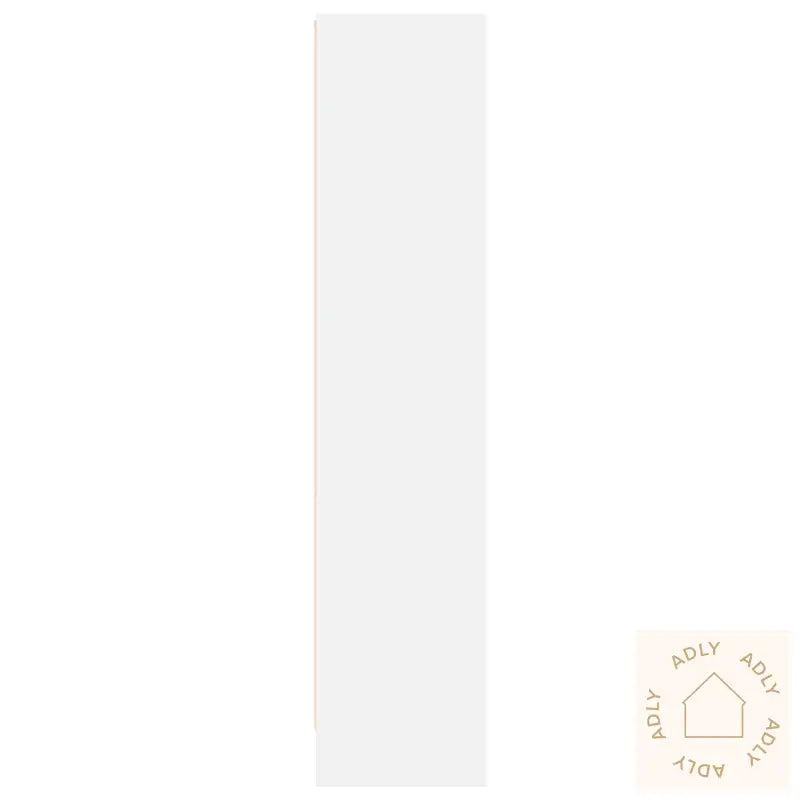 Bokhylle Hvit 60X24X109 Cm Konstruert Tre