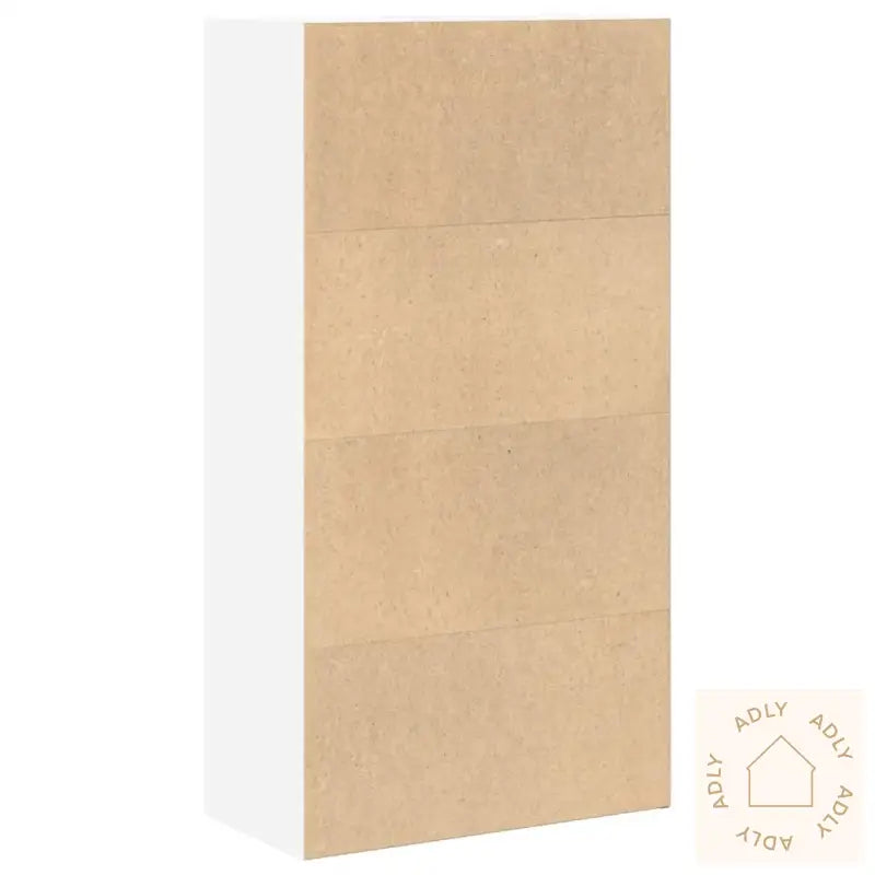 Bokhylle Hvit 60X30X114 Cm Konstruert Tre