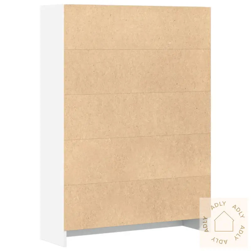 Bokhylle Hvit 80X24X109 Cm Konstruert Tre