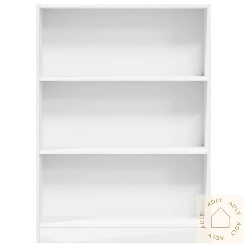 Bokhylle Hvit 80X24X109 Cm Konstruert Tre