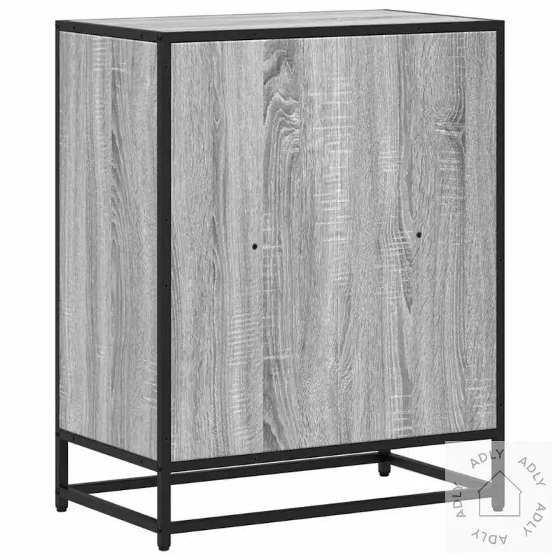 Bokhylle Grå Sonoma 60X35X76 Cm Konstruert Tre