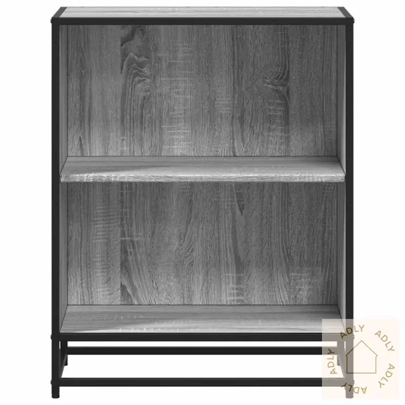 Bokhylle Grå Sonoma 60X35X76 Cm Konstruert Tre