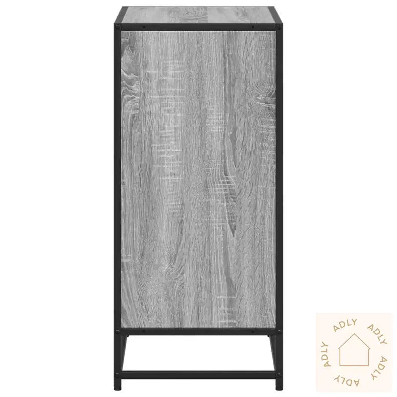 Bokhylle Grå Sonoma 60X35X76 Cm Konstruert Tre