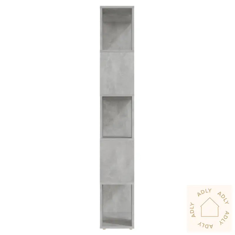 Bokhylle/Romdeler Betonggrå 60X24X155 Cm
