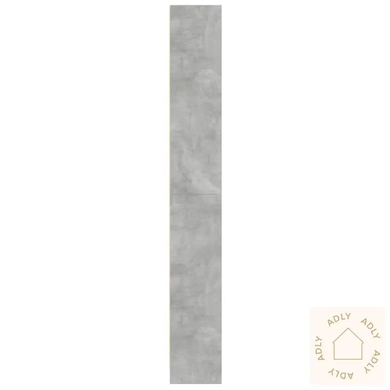 Bokhylle Betonggrå 60X24X176 Cm Konstruert Tre