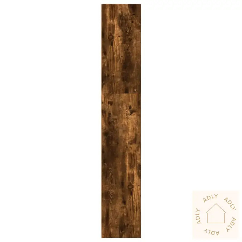Bokhylle Røkt Eik 80X24X143 Cm Konstruert Tre
