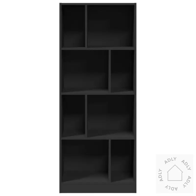 Bokhylle Svart 57X28,5X141 Cm Konstruert Tre