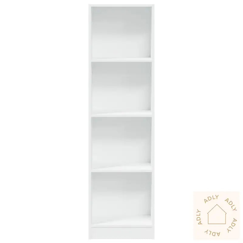 Bokhylle Hvit 40X24X143 Cm Konstruert Tre