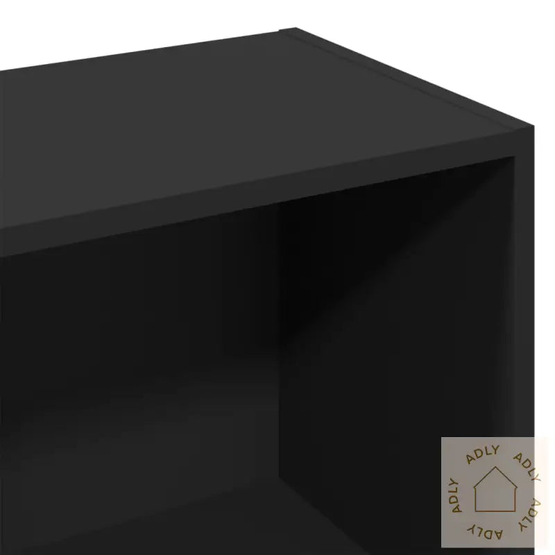 Bokhylle Svart 57X28,5X141 Cm Konstruert Tre