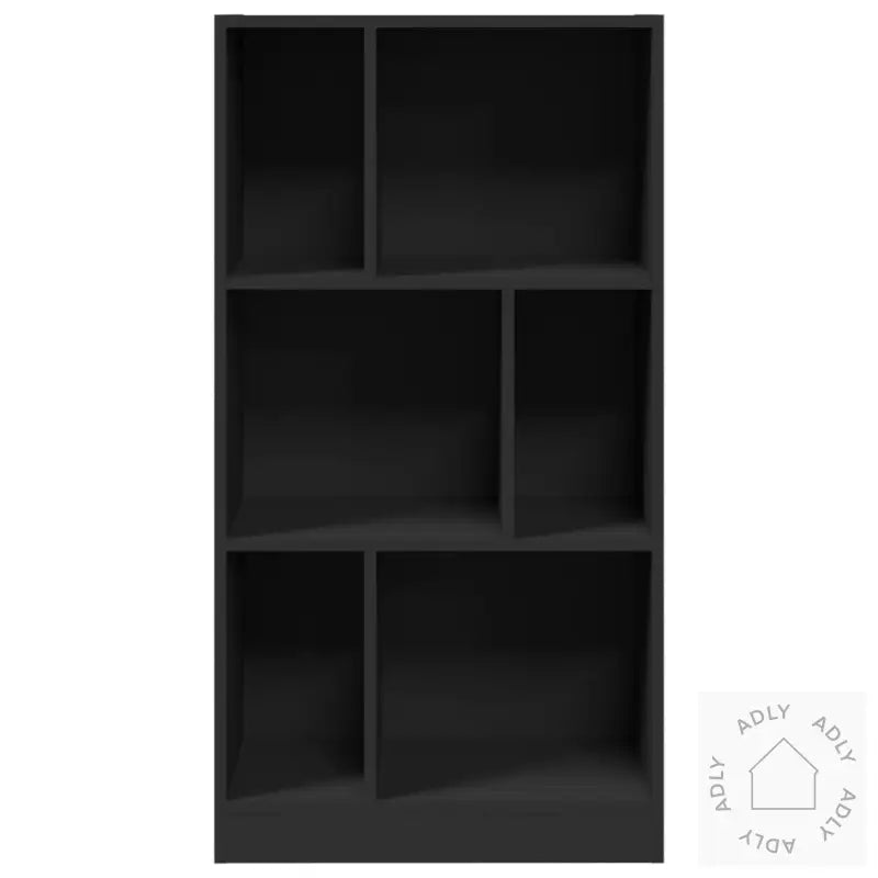 Bokhylle Svart 57X28,5X107,5 Cm Konstruert Tre