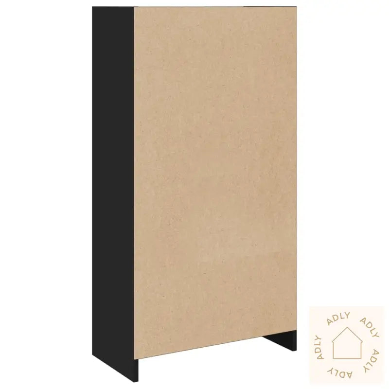 Bokhylle Svart 57X28,5X107,5 Cm Konstruert Tre