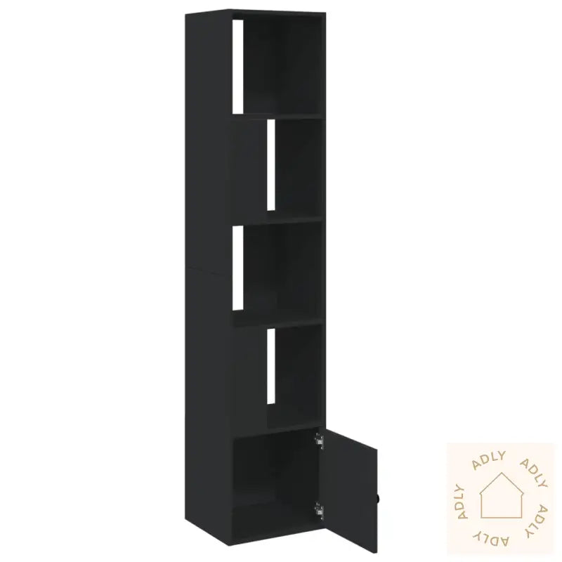 Bokhylle Svart 40X36X189 Cm Konstruert Tre