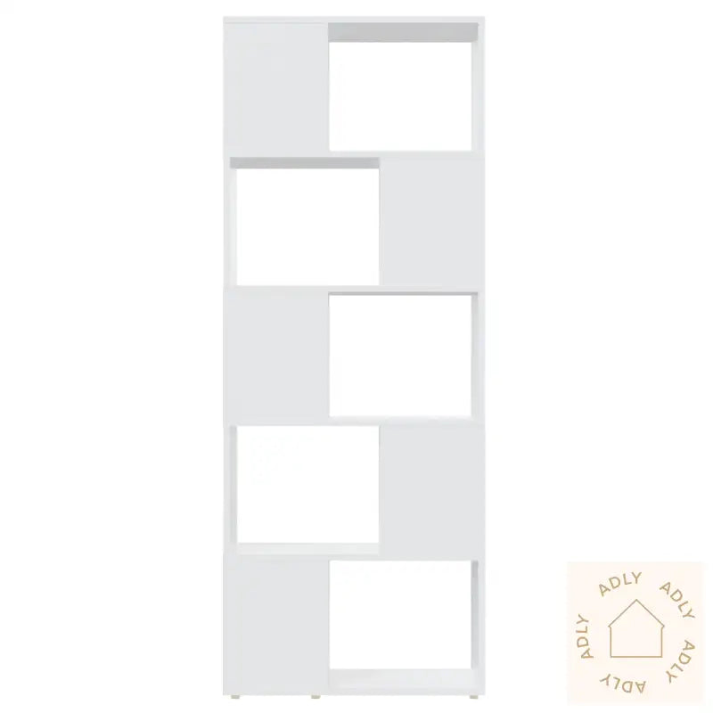 Bokhylle/Romdeler Hvit 60X24X155 Cm Konstruert Tre