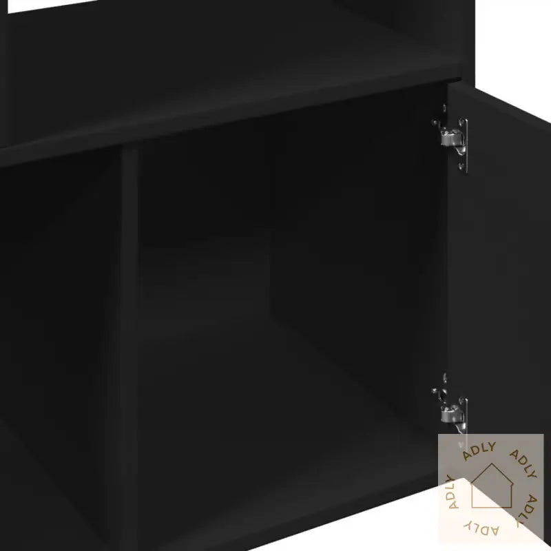 Bokhylle Svart 70X36X189 Cm Konstruert Tre