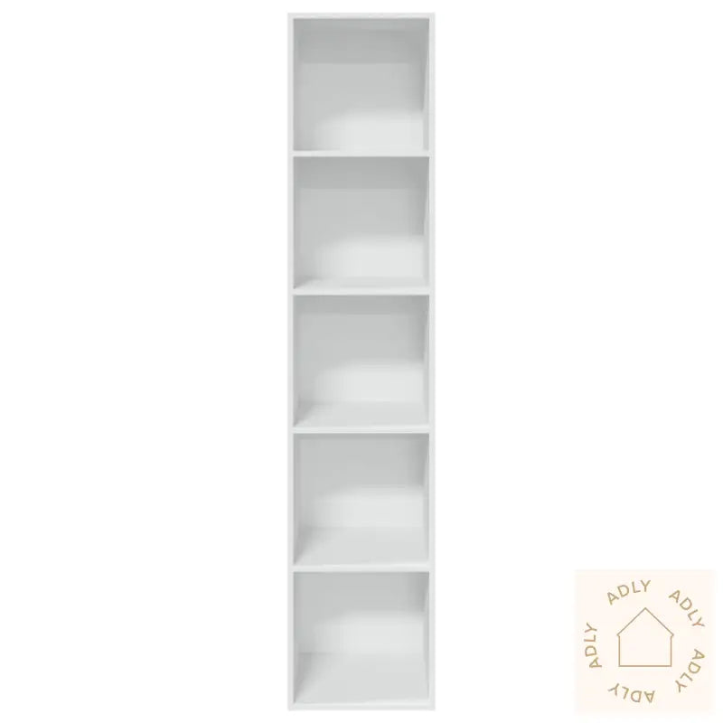 Bokhylle Hvit 40X30X189 Cm Konstruert Tre