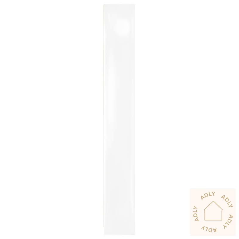 Hvitt rektangulært panel fra Dine Møbler praksis bokhylle for hjemmet