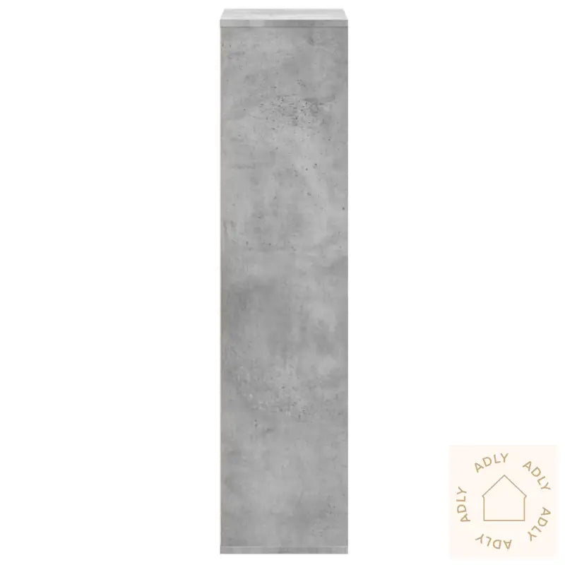 Bokhylle Betonggrå 50X25X105 Cm Konstruert Tre