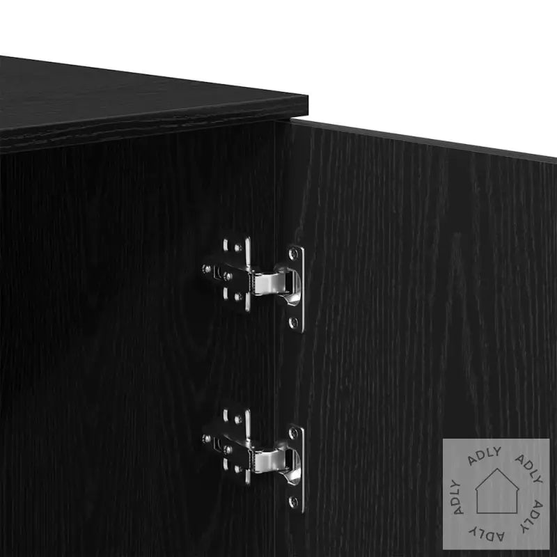 Oppbevaringsskap Svart 40X45X103,5 Cm Konstruert Tre