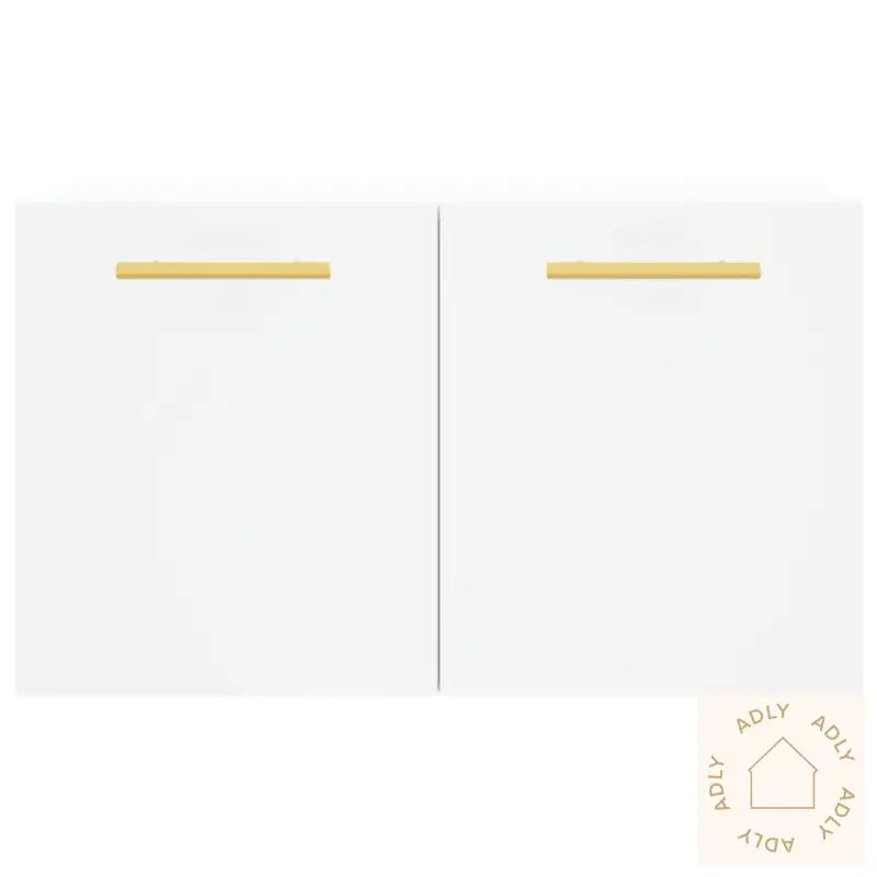 Veggskap Hvit 60X36,5X35 Cm Konstruert Tre