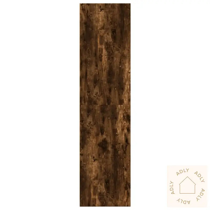 Garderobe Røkt Eik 80X50X200 Cm Konstruert Tre