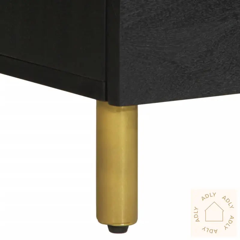 Skjenk Svart 60X33X75 Cm Konstruert Tre