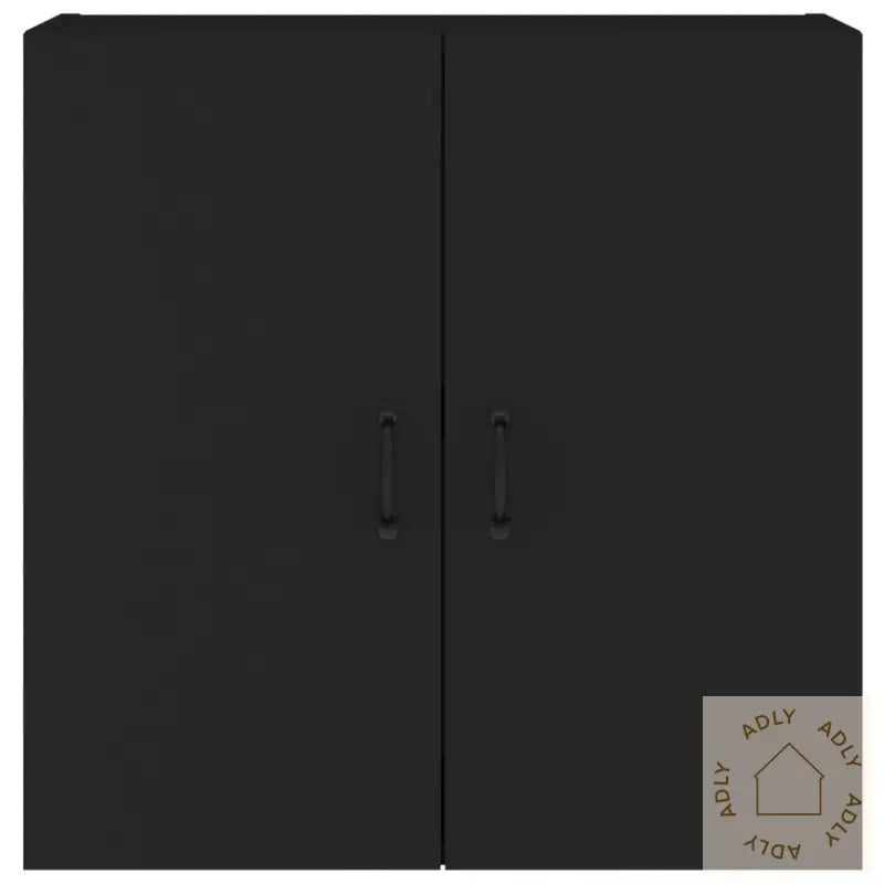 Veggskap Svart 60X31X60 Cm Konstruert Tre