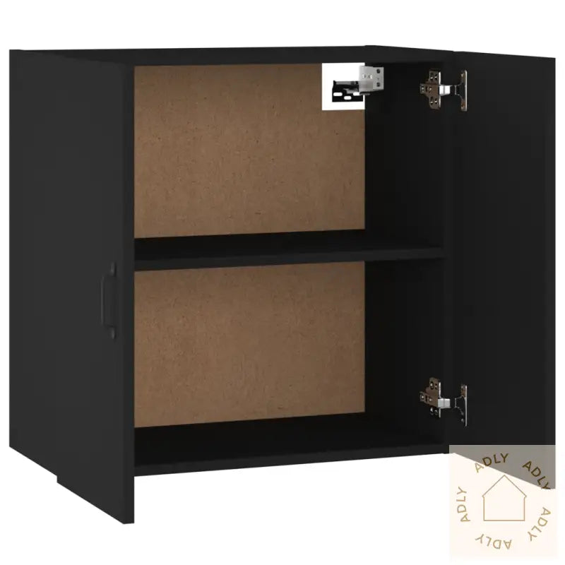 Veggskap Svart 60X31X60 Cm Konstruert Tre