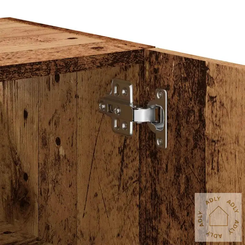 Veggskap Gammelt Tre 60X31X60 Cm Konstruert Tre