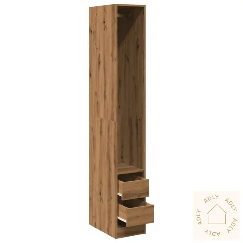 Garderobe Artisan Eik 30X50X200 Cm Konstruert Tre