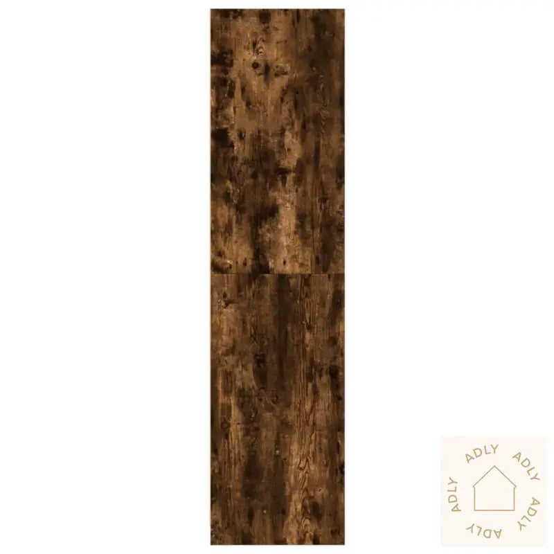 Garderobe Røkt Eik 100X50X200 Cm Konstruert Tre