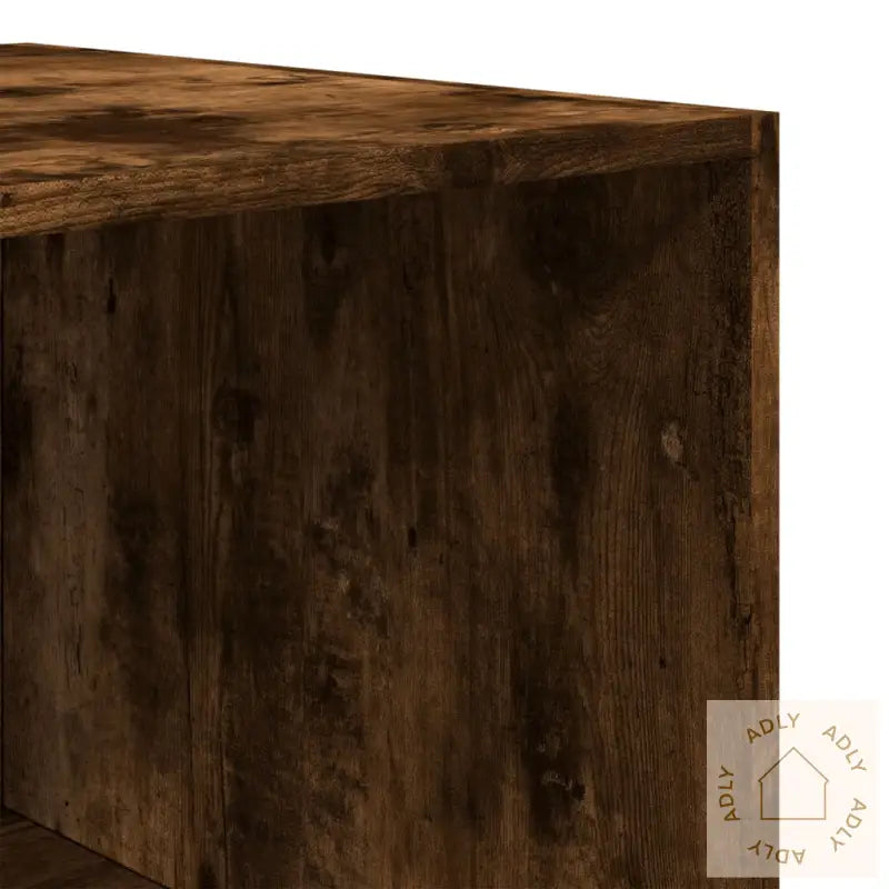 Garderobe Røkt Eik 100X50X200 Cm Konstruert Tre