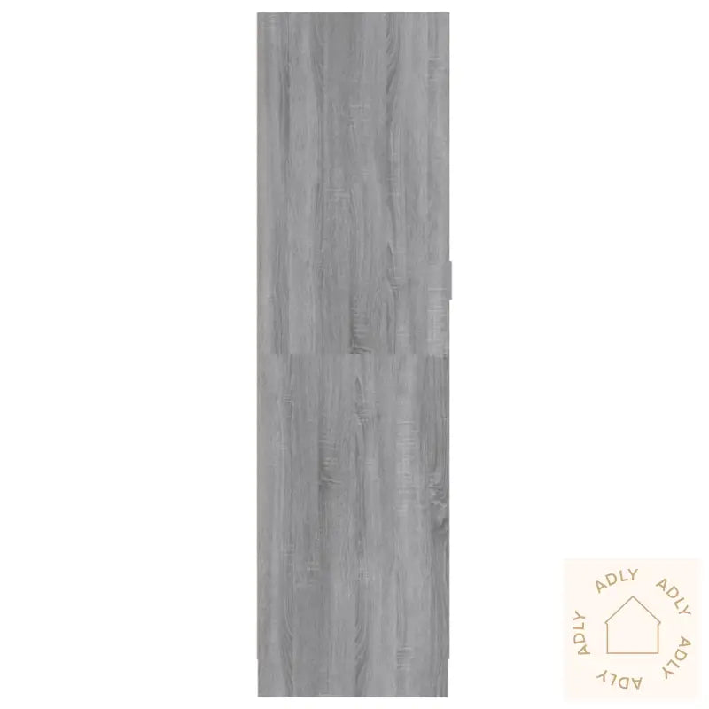 Garderobe Grå Sonoma 82,5X51,5X180 Cm Konstruert Tre
