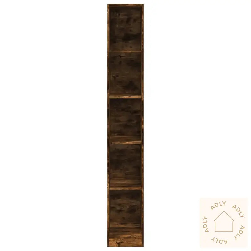 Garderobe Røkt Eik 30X50X200 Cm Konstruert Tre