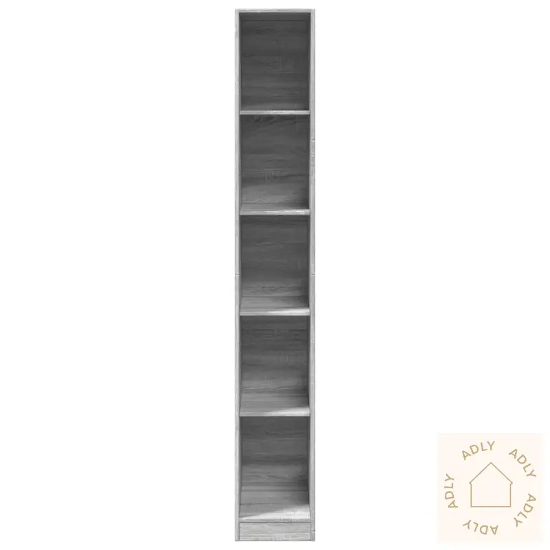 Garderobe Grå Sonoma 30X50X200 Cm Konstruert Tre