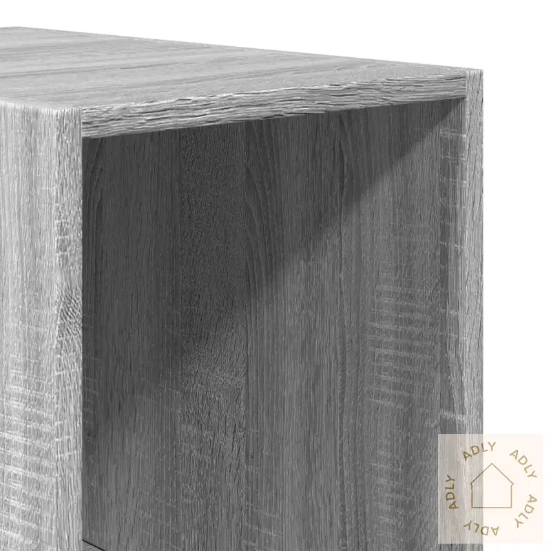 Garderobe Grå Sonoma 30X50X200 Cm Konstruert Tre